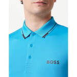 Polokošeľa BOSS Paul Pro Turquoise/Aqua slim fit tyrkysová (50506203-442) M