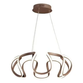 Luxera PASSO závesné LED svietidlo hnedá / 1x38W / 2520lm / 3000K (SKL000385685)