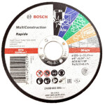 BOSCH 2608602385 / Viacúčelový rezací kotúč / Priemer 125 x 22.23 mm / Šírka rezu 1 mm (2608602385)