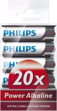 Philips batéria AA Power Alkaline - 20ks (LR6P20T/10)
