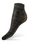 Ponožky LUREX NERO GOLD UNI