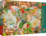 Trefl Puzzle Premium PLUS Tea Time: Antická mapa sveta