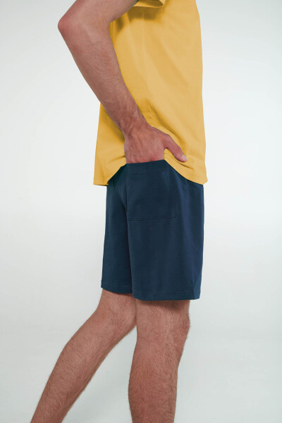 Vamp - Pánske pyžamo s krátkym rukávom 20937 - Vamp yellow flax M