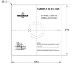 VILLEROY & BOCH VILLEROY & BOCH - Keramický drez Subway 50 SU chromit podstavný 440 x 440 bez excentra 332501J0