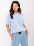 Jumper MI SW 2701.23 svetlo modrý jedna velikost