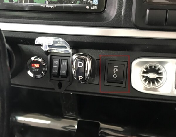 Mamido Mamido Tlačítko pro zapnutí a vypnutí světel v dětském elektrickém autíčku