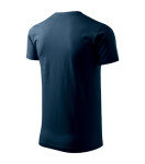 Základné tričko pánske tmavomodré XL