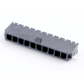 Molex vstavaná pinová lišta (štandardná) Počet pólov 10 Raster (rozteč): 3.00 mm 436501013 1 ks Tape on Full reel; 436501013