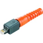 Weidmüller IE-PS-V04P-RJ45-TH-BP dátový zástrčkový konektor pre senzory - aktory, 1963190000, 10 ks; 1963190000