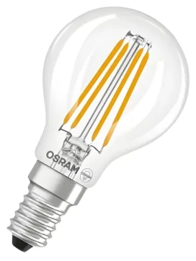 OSRAM LED Filament P45 / Žiarovka / E14 / 3,4 / 4W / 470lm / 2700K (4099854468759)