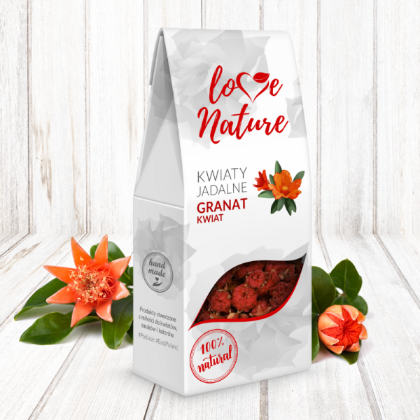 Jedlé kvety granátového jablka 10 g 100% prírodné - Love Natur - Love Nature - Love Nature