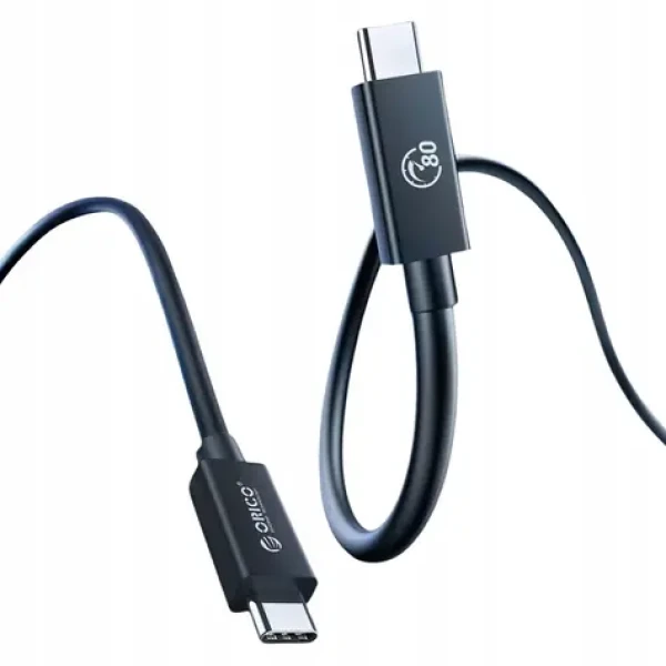 Orico TBZ5-20-BK Thunderbolt5 kábel USB-C na USB-C čierna 2m