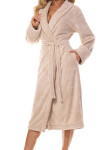 Dámsky župan 2413 Camelia angora plus - L&L Béžová 3XL