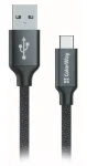 Colorway čierna / Dátový kábel / USB-A - USB-C / 2,1 A / 1 m (CW-CBUC003-BK)
