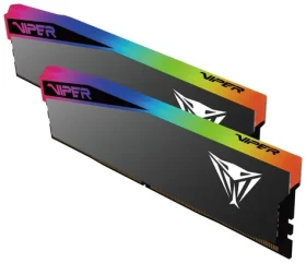 Patriot Viper Elite 5 Ultra RGB 64GB (2x32GB) 6400MHz čierna / Operačná pamäť / DIMM / DDR5 / CL32 / XMP 3.0 / AMD EXPO (VEUR564G6432K)