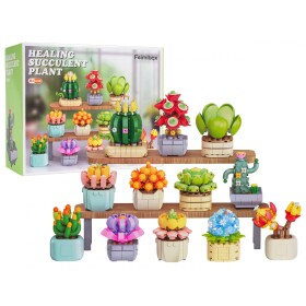 Mamido Stavebnica kvety v kvetináčoch 1051 dielikov