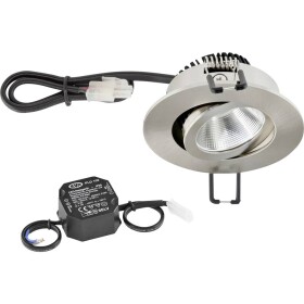 EVN PC20N61302 EVN Lichttechnik LED vstavané svetlo LED pevne zabudované LED osvetlenie 6 W nerezová oceľ; PC20N61302