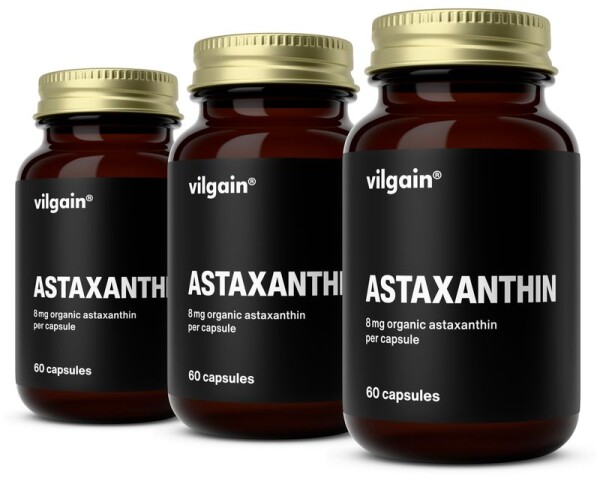 Vilgain Astaxanthin BIO – 3× 60 kapsúl