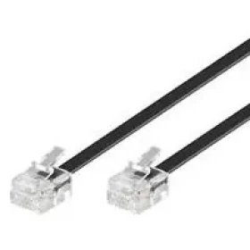 MicroConnect Modulárny kábel RJ11 (M) - RJ11 (M) 3m čierna (MPK187)