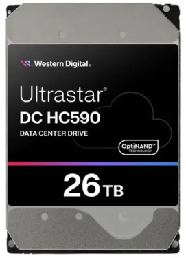 WD Ultrastar DC HC590 26TB / HDD / 3.5 "/ SATA 6Gbs / 7200RPM / 512MB cashe (0F65672)