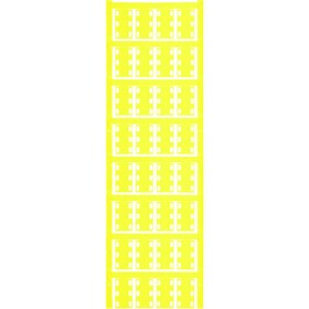 Weidmüller 1852410000 SFX 14/23 NEUTRAL GE V2 značenie káblov Druh montáže: káblové spony Potlačiteľná plocha: 8.20 x 23 mm žltá Počet markerov: 160 160 ks; 1852410000
