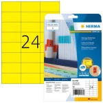 Herma Etikety A4 žlté 70x37 mm / Etikety / papier matný / snímateľné / 480 ks (4466)