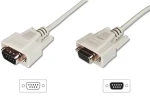 Digitus šedá / Sériový predlžovací kábel / DB9 M/F / 10 m / lisovaný (AK-610203-100-E)