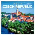 NOTIQUE Poznámkový kalendár Česká republika 2027, 20 x 20 cm (PGP-36985)