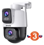 Tenda RH9-WCA biela / Vonkajšia otočná IP kamera / Dual Lens 2x 3 MP / Wi-Fi 6 / mikrofón repro / IR / IP65 (75012014)