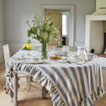 Strömshaga Kameninová misa s uškami Viola Bow Blue