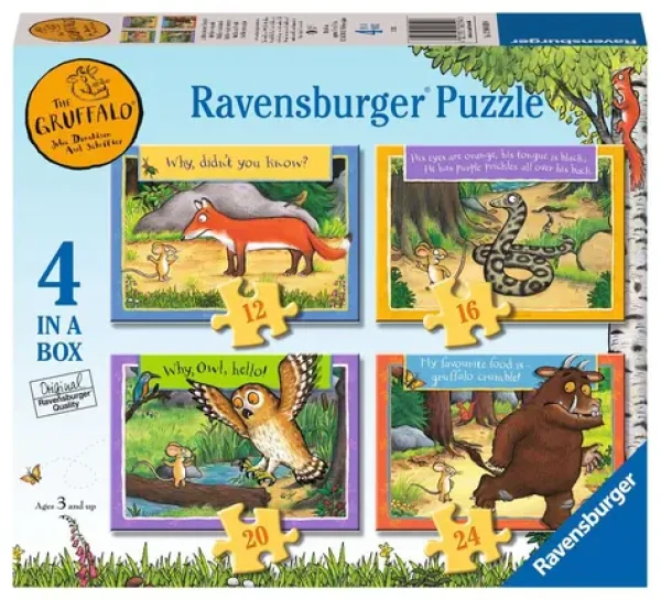 Ravensburger Gruffalo: Rozprávkové príbehy 4 v 1