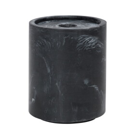 Ferm Living Dóza na vatové tyčinky Mist Charcoal