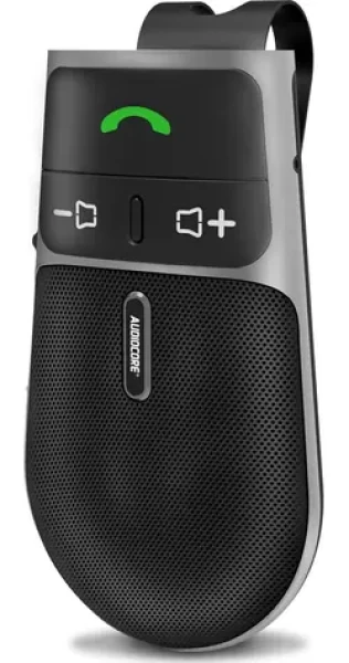 Audiocore AC480 / Handsfree súprava do auta / Bluetooth 5.0 / reproduktor 2W / Google Assistant, Siri (5902211133803)