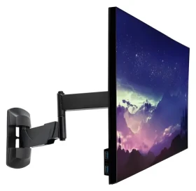 Lindy Držiak monitora na stenu čierna / Držiak monitora / VESA 75×75, 100×100 mm / do 26" / nosnosť 20 kg / rotácia 180 ° (40714)