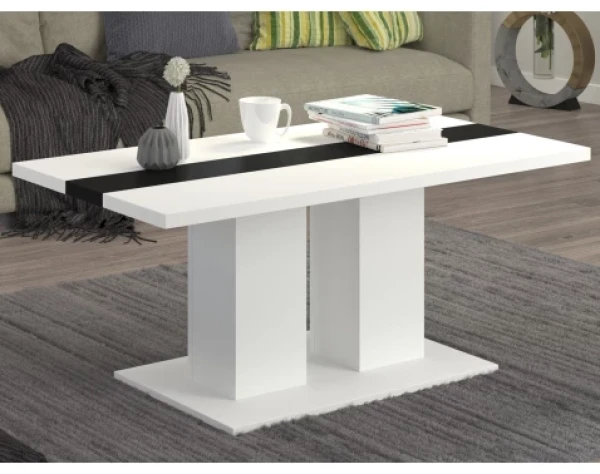 Konferenčný stolík Boston, biely%