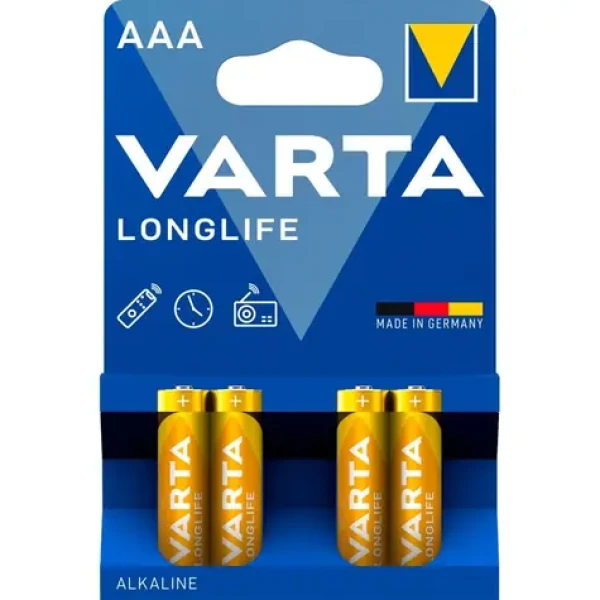 Varta Longlife Batéria AAA 200ks / 1.5V / alkalická / v boxe (494529)