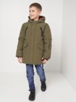 Chlapčenský kabát Parka, Minoti, Gym 2, khaki - 122/128 | 7/8let