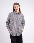 Carhartt WIP W' L/S Daldry Shirt Daldry Stripe, Black/Wax S