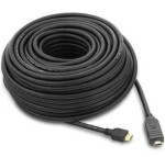 PremiumCord HDMI High Speed with Ether. kábel so zosilňovačom, 25m, 3x tienenie, M/M, pozlátené konektory, čierny (kphdmer25)