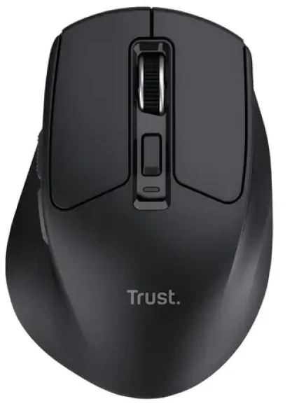 Trust Niven Comfort čierna / Myš / bezdrôtová / Bluetooth / nabíjacia batéria / ergonomická (26021)