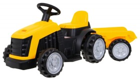 Mamido Detský elektrický traktor s prívesom žltý