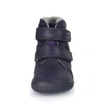 Dievčenské zimné barefoot topánky PRO-tex BEKA PURPLE - 24