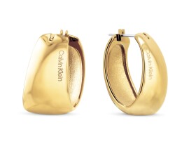 Calvin Klein Elegantné pozlátené náušnice Modern Purity 35000832