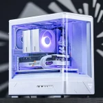 Jonsbo D200 biela / Skriňa / mATX / Tvrdené sklo / Mini teplotný displej (D200 WHITE)