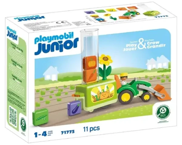Playmobil® Junior 71773 Traktor so sádzacím zariadením