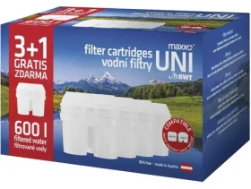 Maxxo Náhradné filtre UNI 3+1 / Filter do filtračnej kanvice / kompatibilný s Laica, Brita Maxtra, BWT / kapacita 150 l (8595235806586)