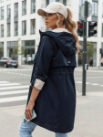 Dámska prechodná bunda parka MEROY navy blue FashionStreet TY4291 L