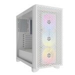 Corsair 3000D Airflow RGB biela / ATX / 2x USB 3.2 / 3x 120mm / bez zdroja / priehľadná bočnica (CC-9011256-WW)