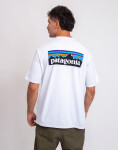 Patagonia M's P-6 Logo Responsibili-Tee® Fiber White S