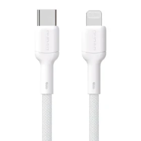 Dudao Dátový kábel L9X / USB-C / Lightning 30W / 2 m / biela (195962)